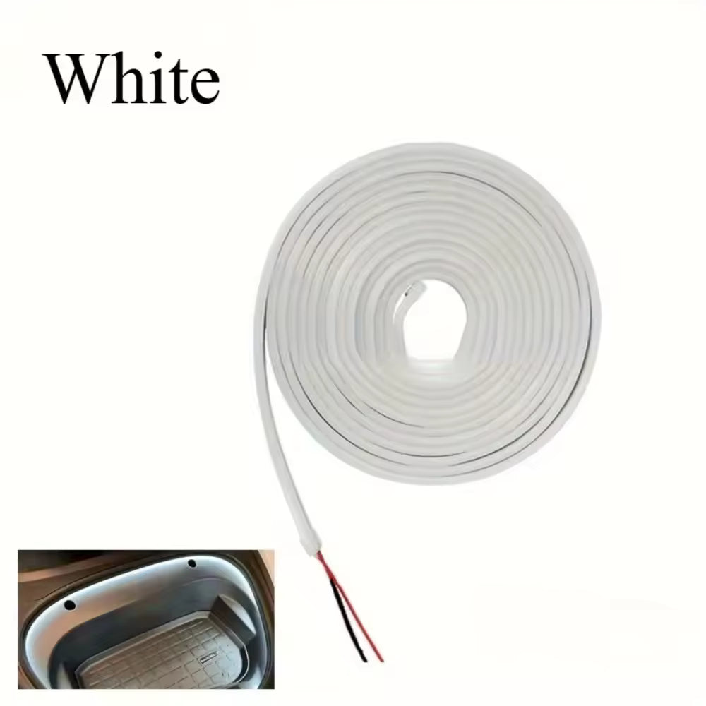 Car high brightness trunk lighting ambient light interior decoration LED wiring free automatic sensing tailgate light strip