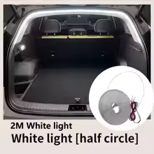 Car high brightness trunk lighting ambient light interior decoration LED wiring free automatic sensing tailgate light strip