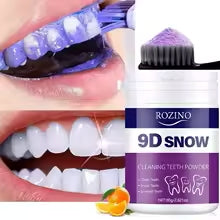 80g Purple Whitening Tooth Powder Teeth Restoration Mineral Powder Removing Tartar Refreshing Breath Oral Hygiene Care