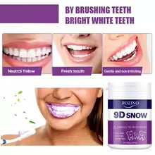 80g Purple Whitening Tooth Powder Teeth Restoration Mineral Powder Removing Tartar Refreshing Breath Oral Hygiene Care