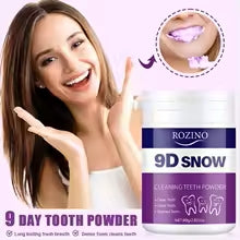 80g Purple Whitening Tooth Powder Teeth Restoration Mineral Powder Removing Tartar Refreshing Breath Oral Hygiene Care