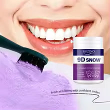 80g Purple Whitening Tooth Powder Teeth Restoration Mineral Powder Removing Tartar Refreshing Breath Oral Hygiene Care