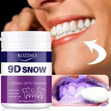 80g Purple Whitening Tooth Powder Teeth Restoration Mineral Powder Removing Tartar Refreshing Breath Oral Hygiene Care