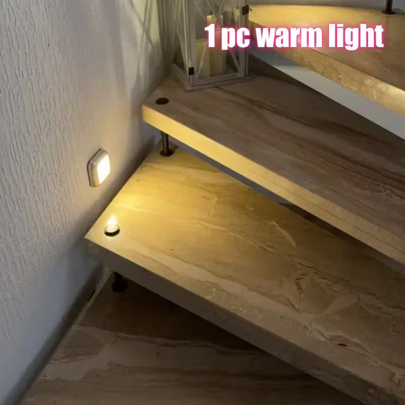 Light, Battery Powered Wireless Night Light, for Under Cabinet, Hallway, Stairs, Closet, Kitchen - Christmas Indoor Use, 36V (IP44) with Electronic Components (batteries Not Included)!